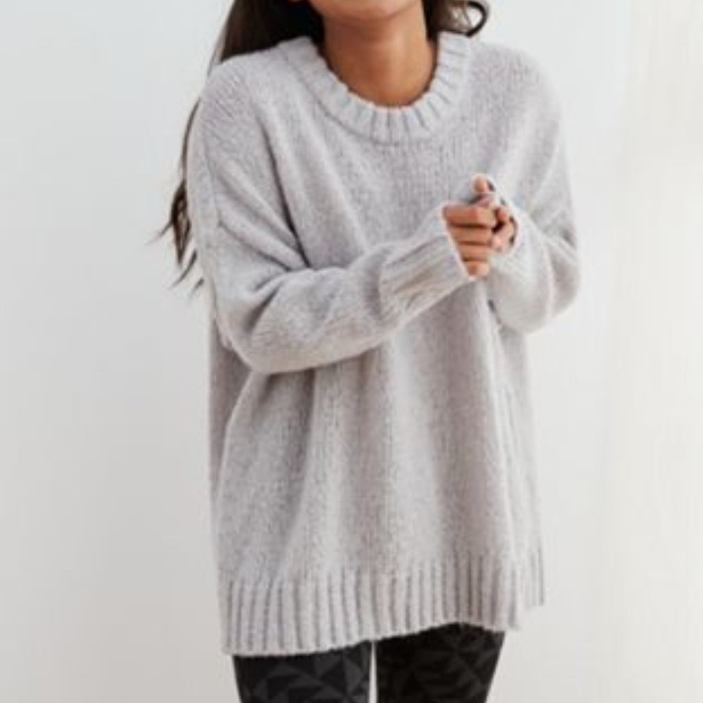 aerie 💝 big sky soft oversized wool alpaca sweater • EUC